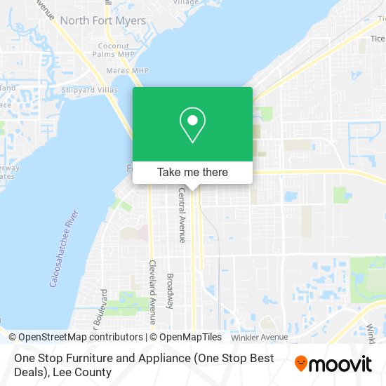 Mapa de One Stop Furniture and Appliance (One Stop Best Deals)