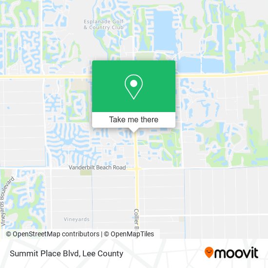 Mapa de Summit Place Blvd
