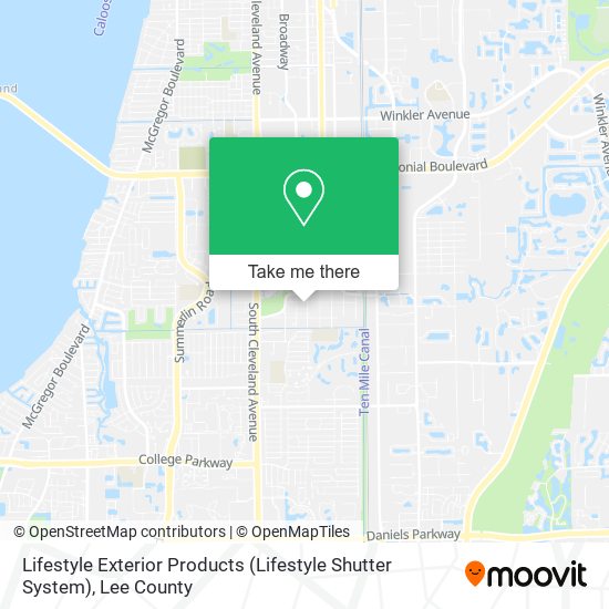 Lifestyle Exterior Products (Lifestyle Shutter System) map