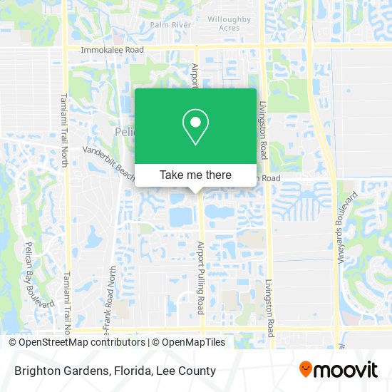 Brighton Gardens, Florida map