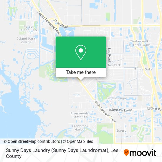 Sunny Days Laundry (Sunny Days Laundromat) map