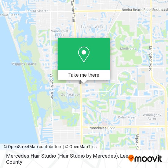 Mercedes Hair Studio map