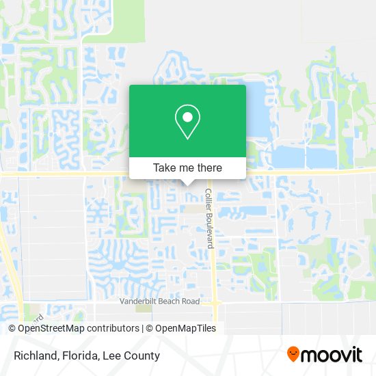 Richland, Florida map