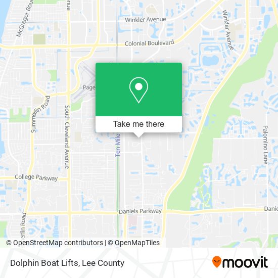 Mapa de Dolphin Boat Lifts