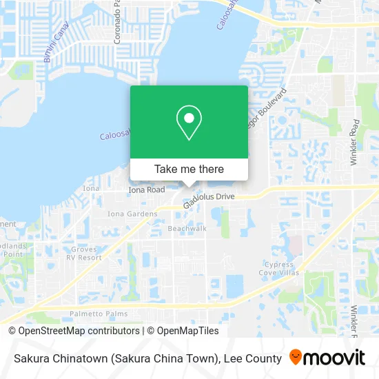 Sakura Chinatown (Sakura China Town) map