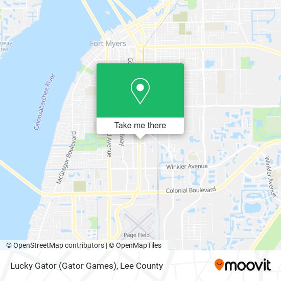 Mapa de Lucky Gator (Gator Games)