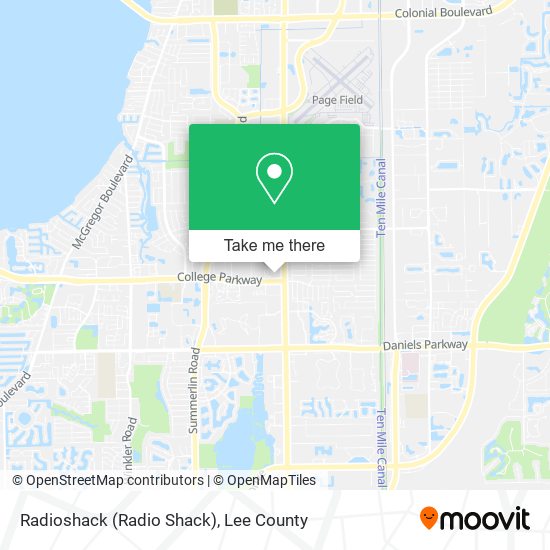 Mapa de Radioshack (Radio Shack)