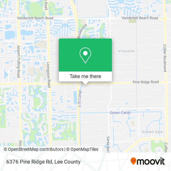 Mapa de 6376 Pine Ridge Rd