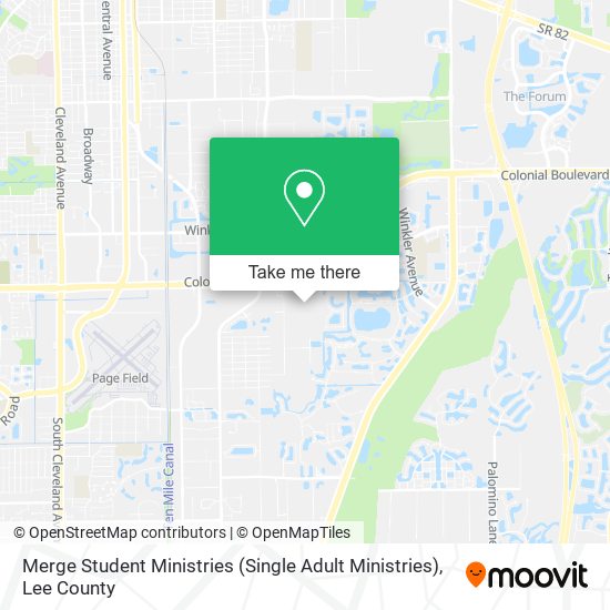 Merge Student Ministries (Single Adult Ministries) map