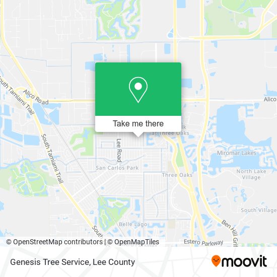 Genesis Tree Service map