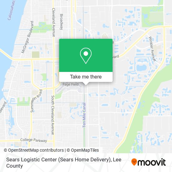 Sears Logistic Center (Sears Home Delivery) map