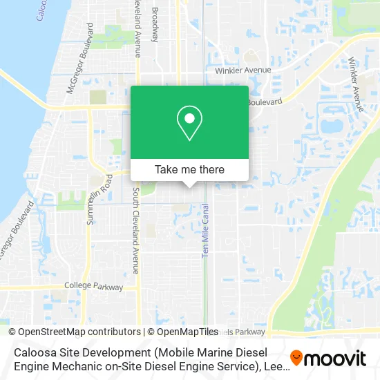 Caloosa Site Development (Mobile Marine Diesel Engine Mechanic on-Site Diesel Engine Service) map