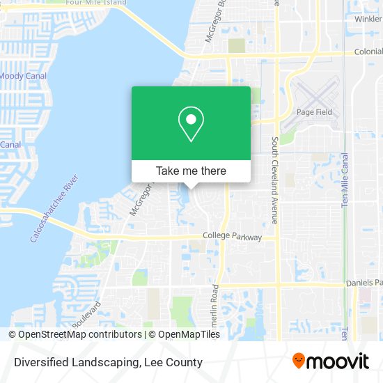 Diversified Landscaping map