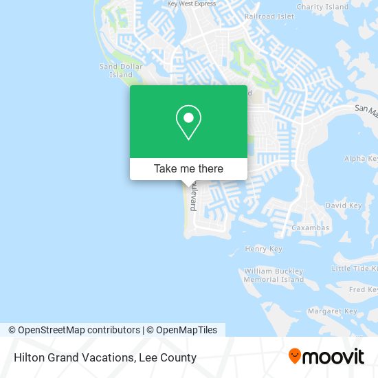 Hilton Grand Vacations map