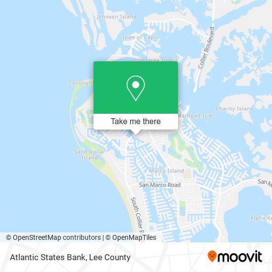 Atlantic States Bank map