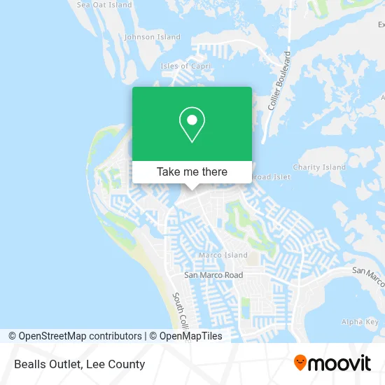 Bealls Outlet map