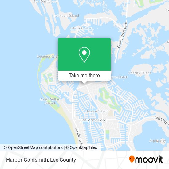 Harbor Goldsmith map