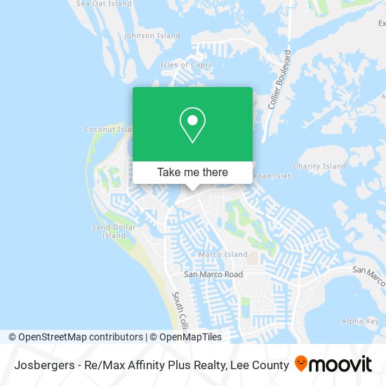 Mapa de Josbergers - Re / Max Affinity Plus Realty
