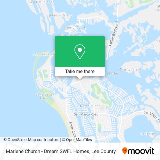 Marlene Church - Dream SWFL Homes map
