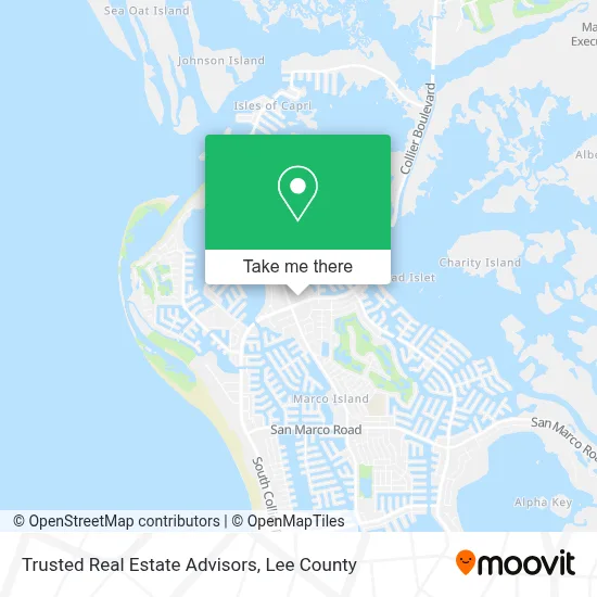 Trusted Real Estate Advisors map