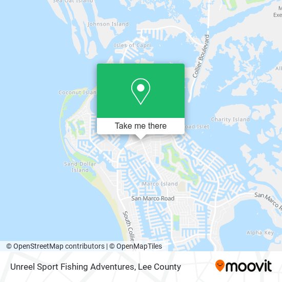 Unreel Sport Fishing Adventures map