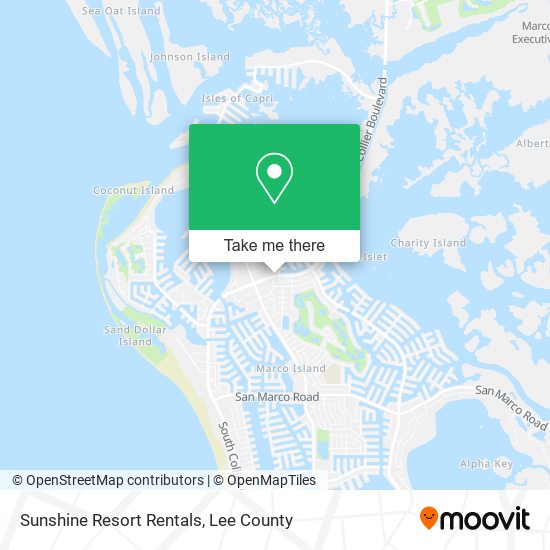 Sunshine Resort Rentals map