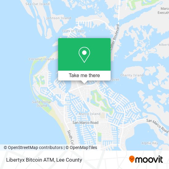 Libertyx Bitcoin ATM map