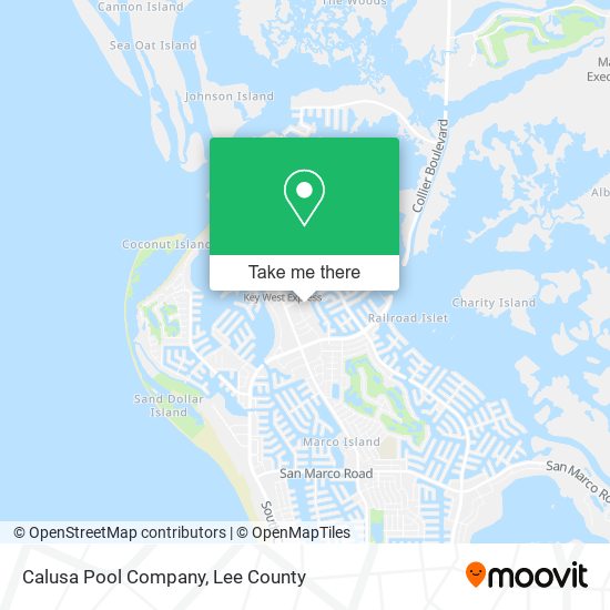 Mapa de Calusa Pool Company