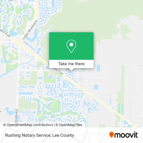 Rushing Notary Service map
