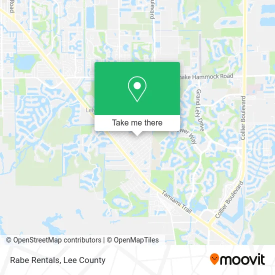 Rabe Rentals map