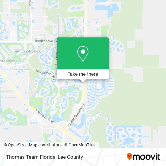 Mapa de Thomas Team Florida