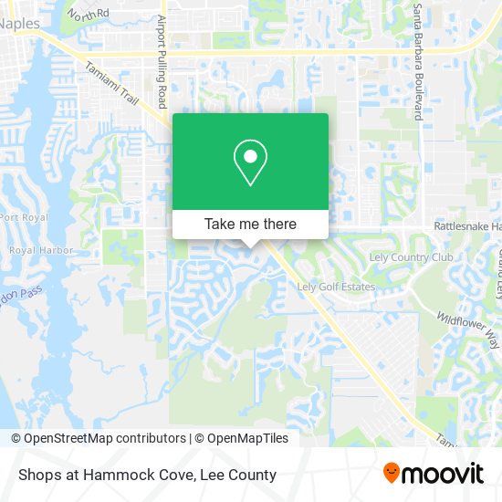 Shops at Hammock Cove map