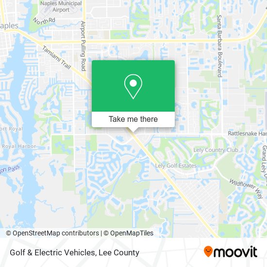 Mapa de Golf & Electric Vehicles