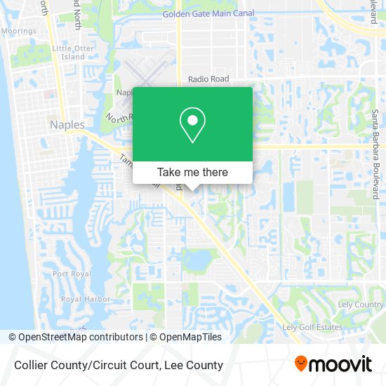 Collier County/Circuit Court map