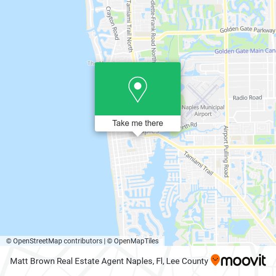 Matt Brown Real Estate Agent Naples, Fl map