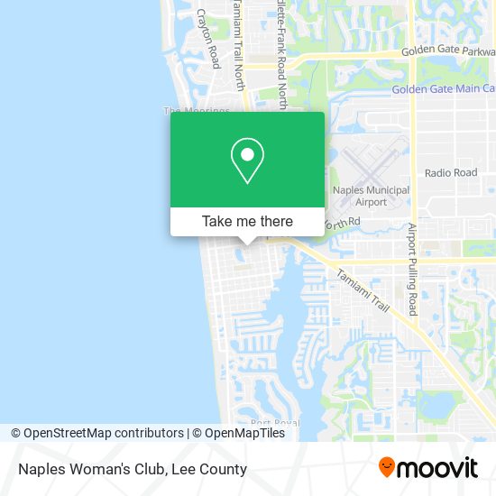 Naples Woman's Club map