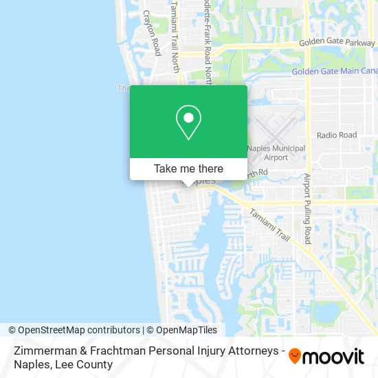 Zimmerman & Frachtman Personal Injury Attorneys - Naples map
