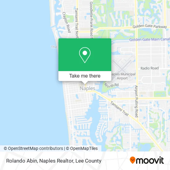 Rolando Abin, Naples Realtor map