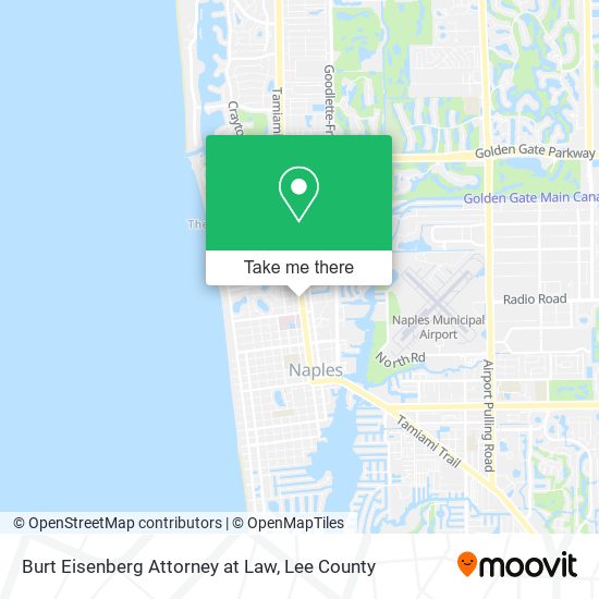 Burt Eisenberg Attorney at Law map