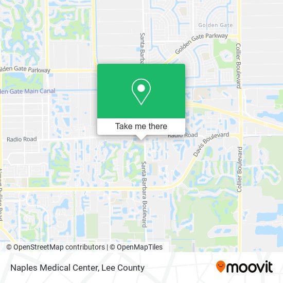 Mapa de Naples Medical Center