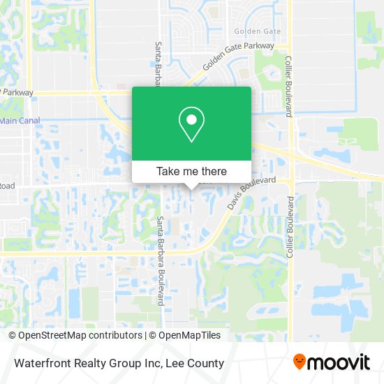 Mapa de Waterfront Realty Group Inc