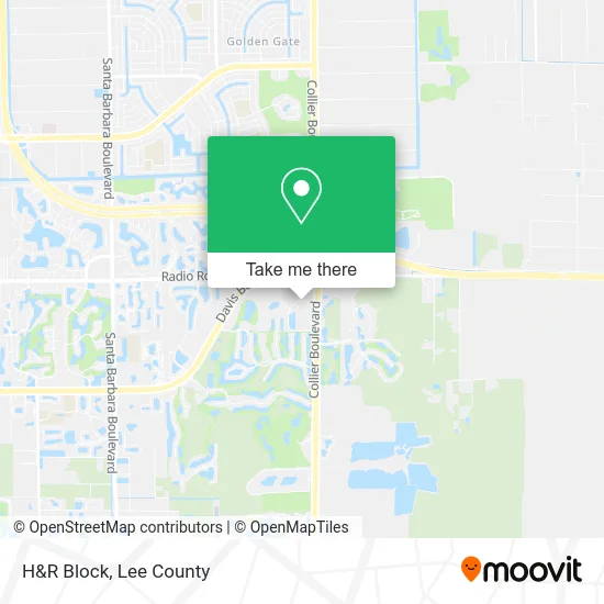 H&R Block map