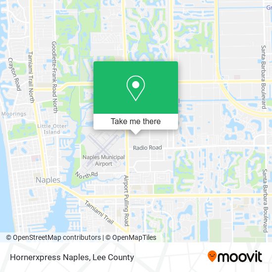 Hornerxpress Naples map