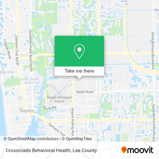 Crossroads Behavioral Health map