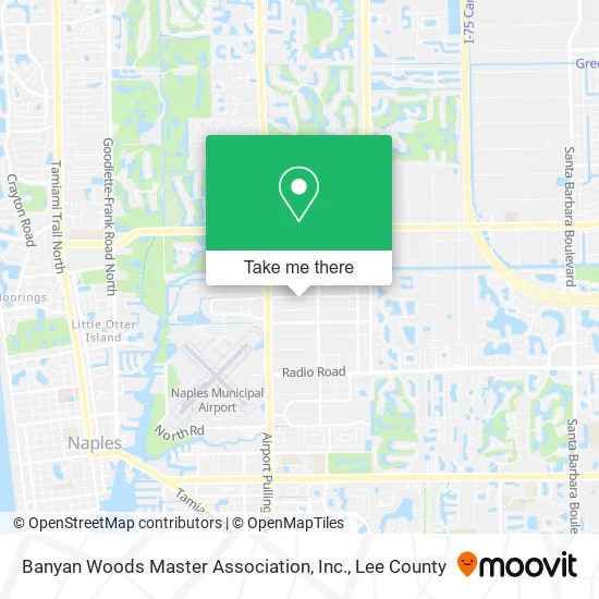 Mapa de Banyan Woods Master Association, Inc.