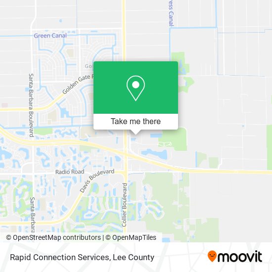 Rapid Connection Services map