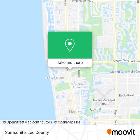 Samsonite map