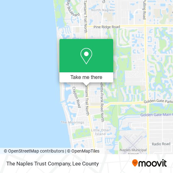 The Naples Trust Company map
