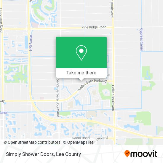 Mapa de Simply Shower Doors