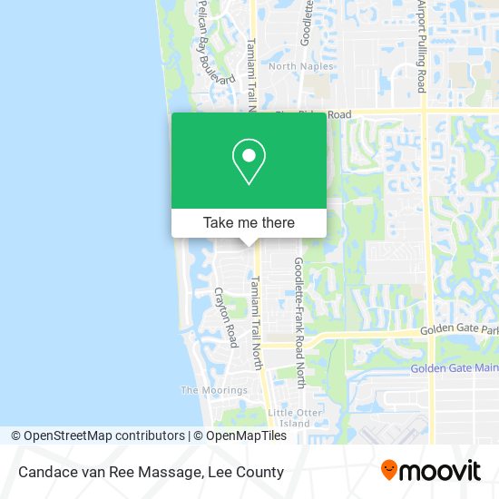 Candace van Ree Massage map